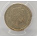 AUSTRALIA 2000 . ONE 1 DOLLAR COIN . ERROR . MULE . STRUCK ON TEN 10 CENTS